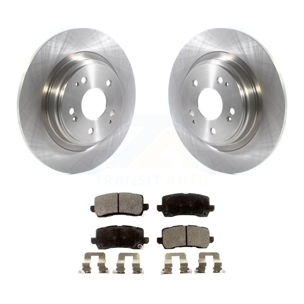 Kit de disques de frein à disque arrière et de plaquettes semi-métalliques pour Acura MDX 2017-2020