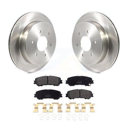Kit de disques de frein à disque arrière et de plaquettes semi-métalliques pour Nissan TITAN 2017 – 2023