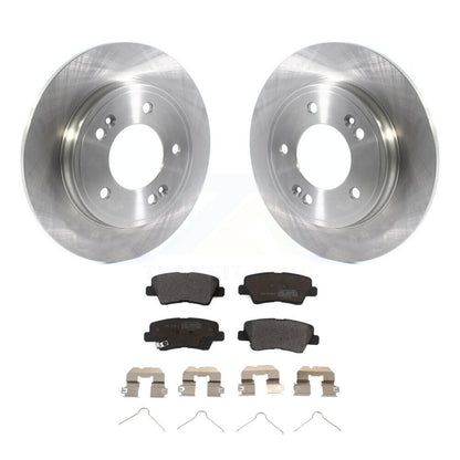 Rotor de frein à disque arrière et Kit de plaquettes semi-métalliques pour Hyundai Elantra Ioniq Kia Nir