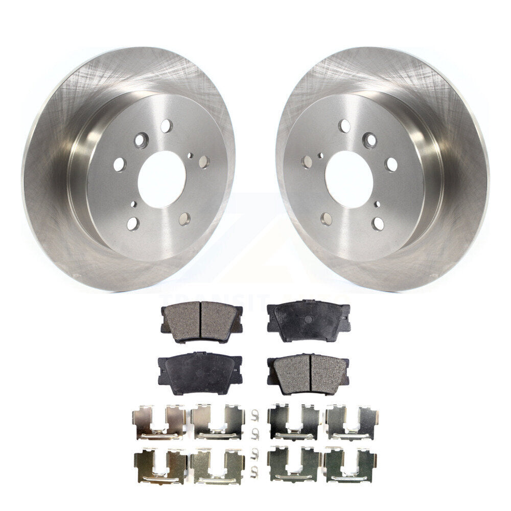 Kit de disques de frein à disque arrière et plaquettes semi-métalliques pour Toyota Camry K8F-102805