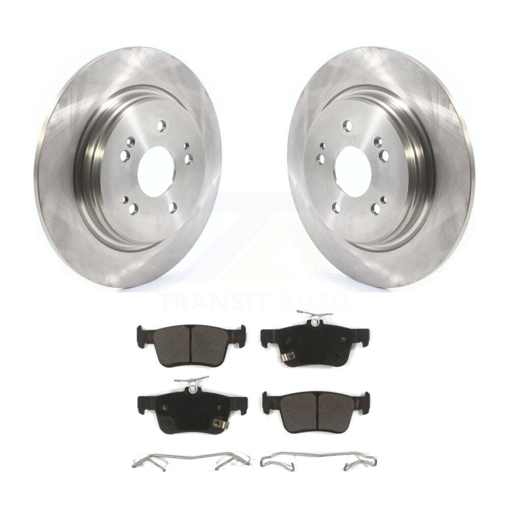 Kit de disques de frein à disque arrière et de plaquettes semi-métalliques pour Acura RDX 2019-2021