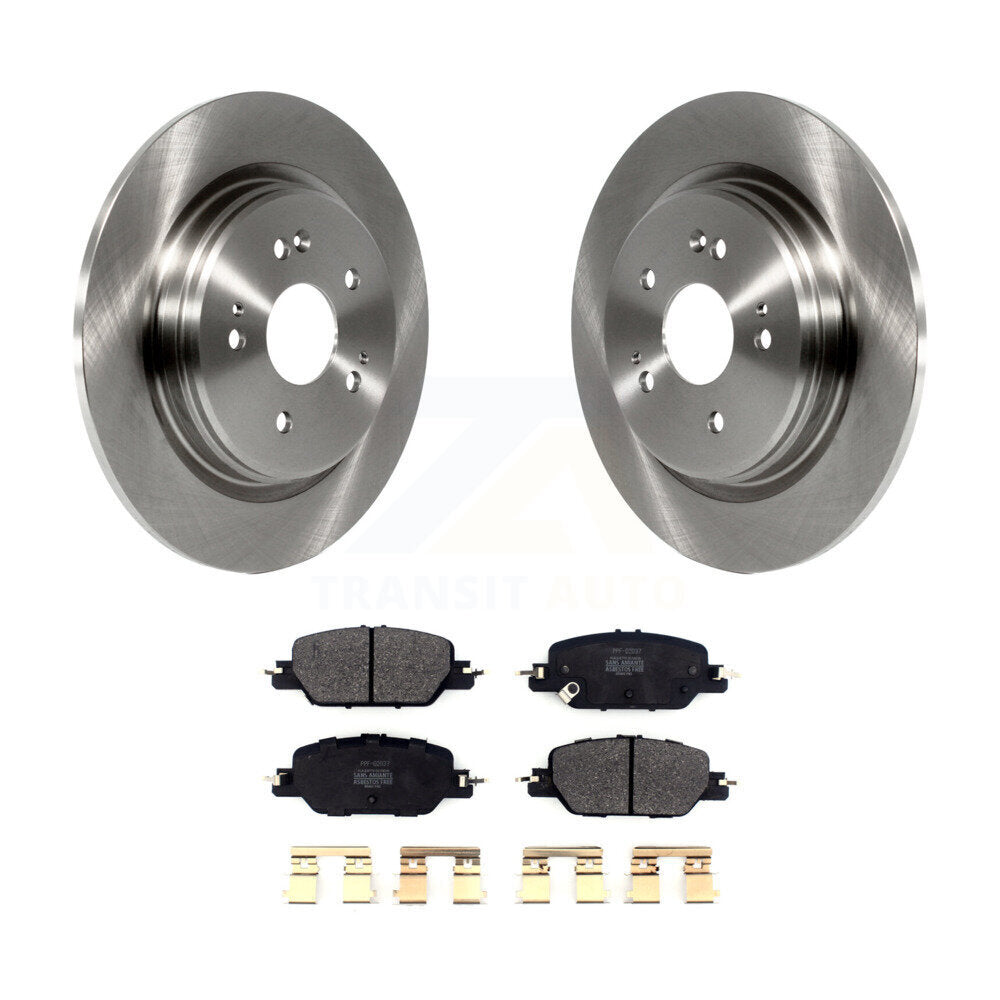Kit de disques de frein à disque arrière et plaquettes semi-métalliques pour Honda CR-V 2017-2024