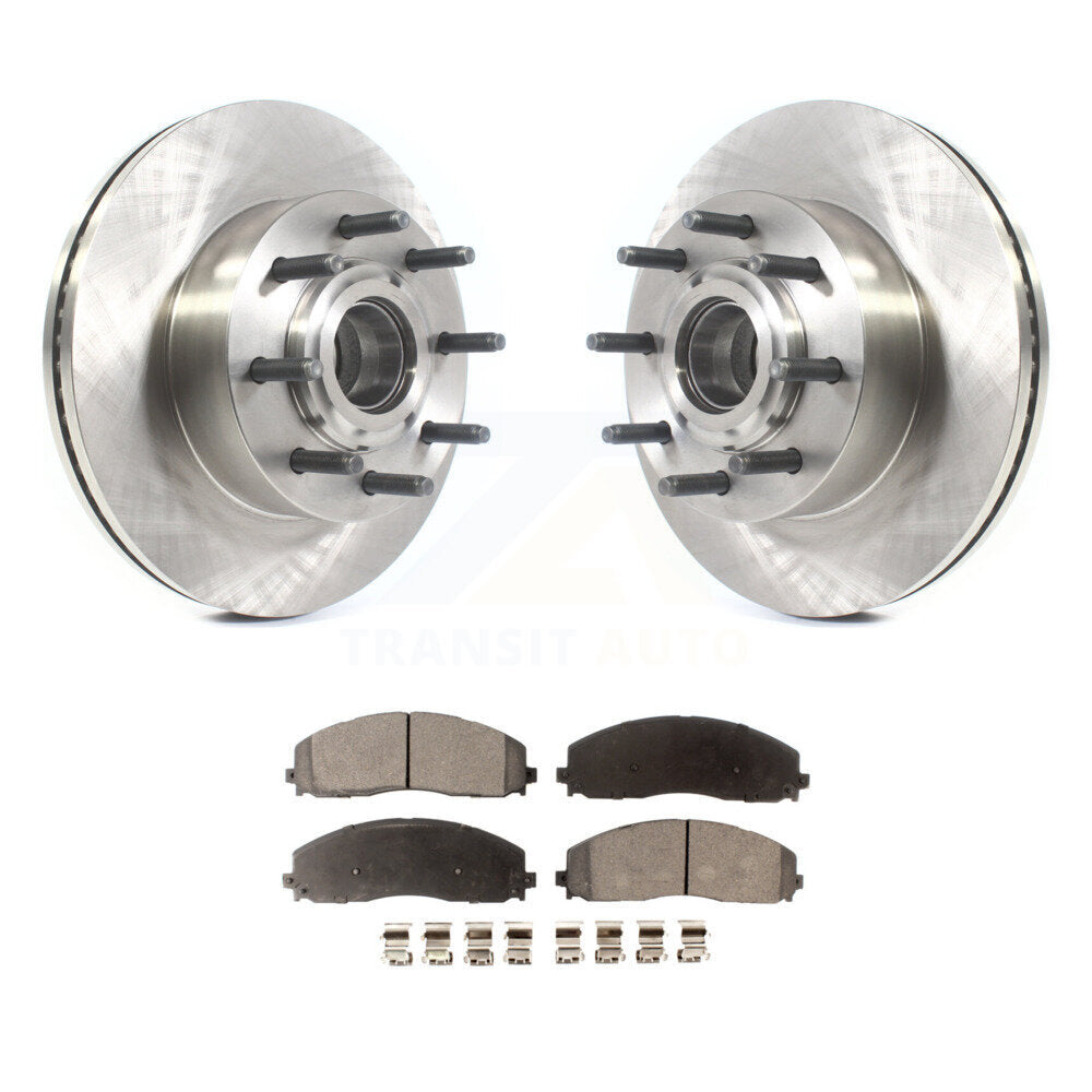 Kit de plaquettes semi-métalliques de moyeu de Rotor de frein à disque avant, pour Ford F-350 Super Duty F-25