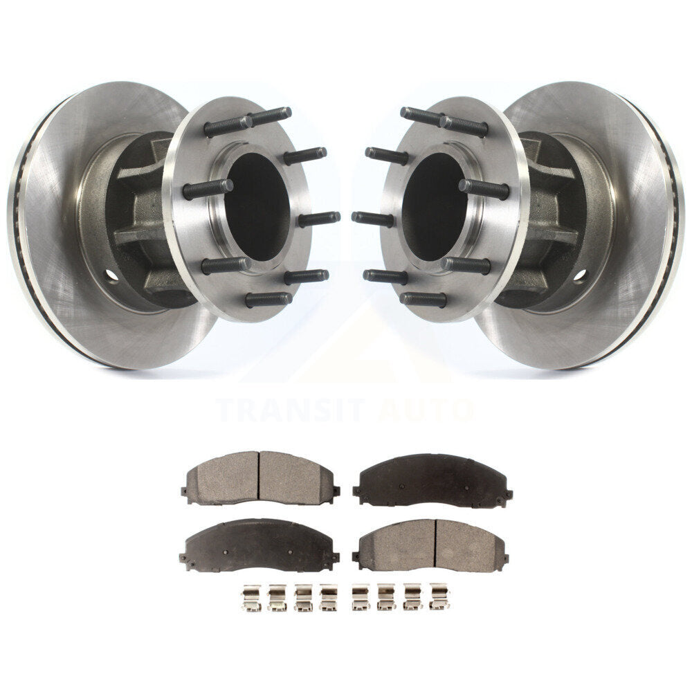 Kit de plaquettes semi-métalliques de Rotor de frein à disque avant, pour Ford F-350 Super Duty F-250 RW