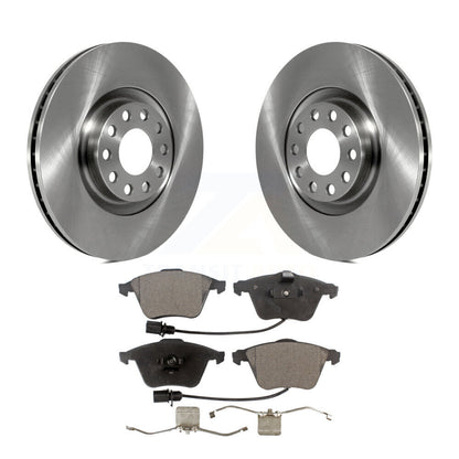 Kit de disques de frein à disque avant et plaquettes semi-métalliques pour Audi A4 Quattro