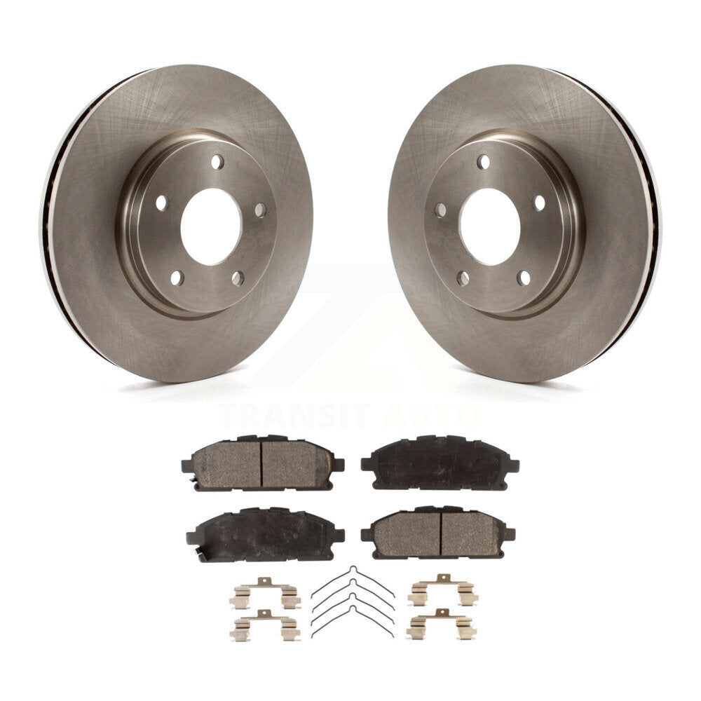 Kit de disques de frein à disque avant et plaquettes semi-métalliques pour Nissan Quest 2011-2017