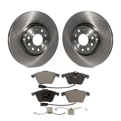 Kit de disques de frein à disque avant et plaquettes semi-métalliques pour Volkswagen CC R32