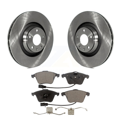 Kit de disques de frein à disque avant et plaquettes semi-métalliques pour Audi A6 Quattro