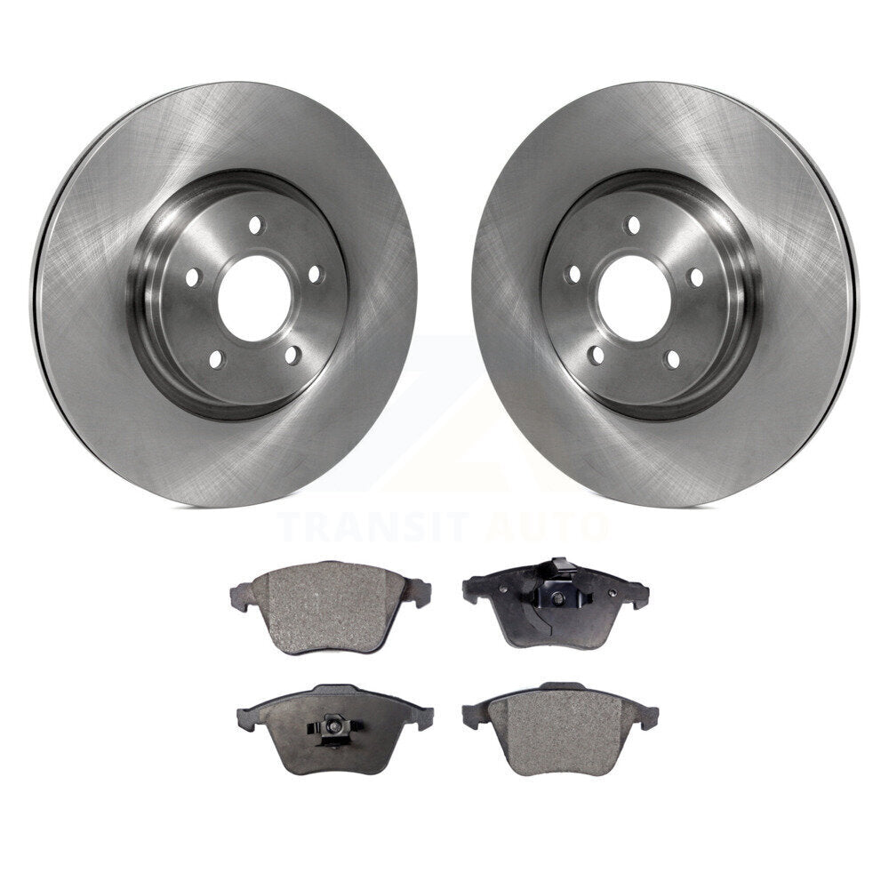 Kit de disques de frein à disque avant et plaquettes semi-métalliques pour Volvo S40 V50 C70