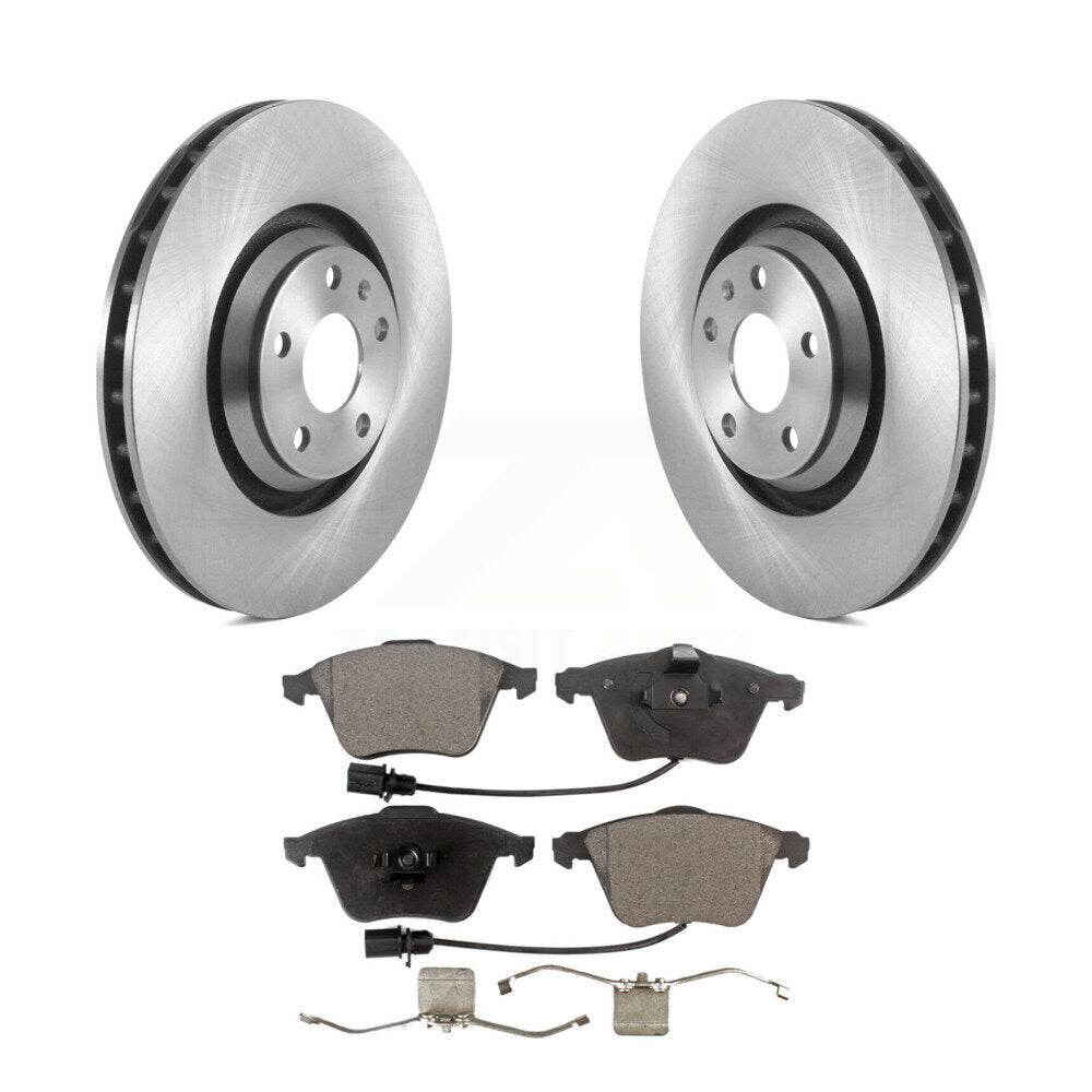 Kit de disques de frein à disque avant et plaquettes semi-métalliques pour Audi TT Quattro TTS