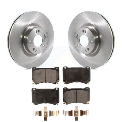 Kit de disques de frein à disque avant et plaquettes semi-métalliques pour Hyundai Genesis Equus