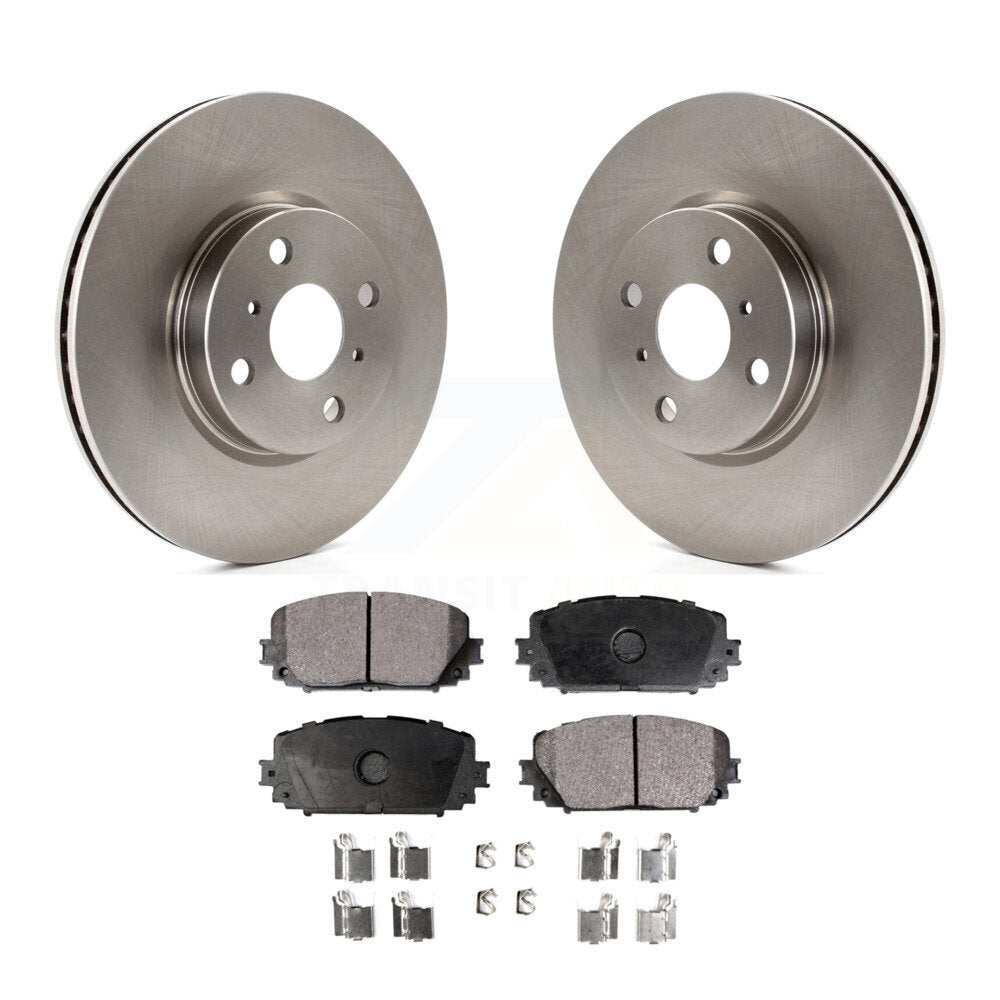 Kit de disques de frein à disque avant et plaquettes semi-métalliques pour Toyota Yaris K8F-102838
