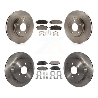 Kit de rotor de frein à disque avant et arrière et plaquettes semi-métalliques pour Nissan Ques 2011-2017