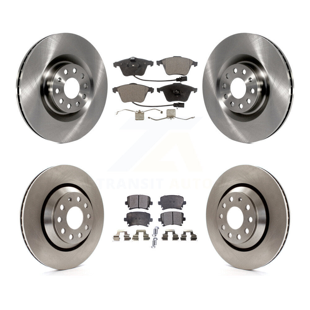 Kit de plaquettes semi-métalliques de Rotor de frein avant et arrière, pour Volkswagen Passat CC Golf R R3