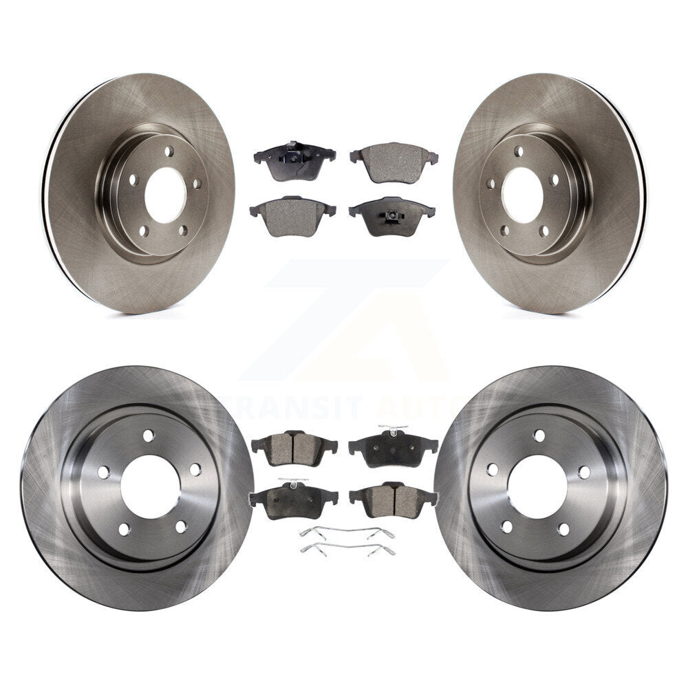Kit de disques de frein à disque avant et arrière et plaquettes semi-métalliques pour Mazda 3 K8F-102847