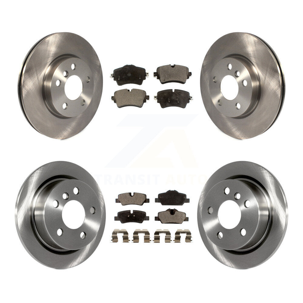 Kit de disques de frein à disque avant et arrière et plaquettes semi-métalliques pour Mini Cooper