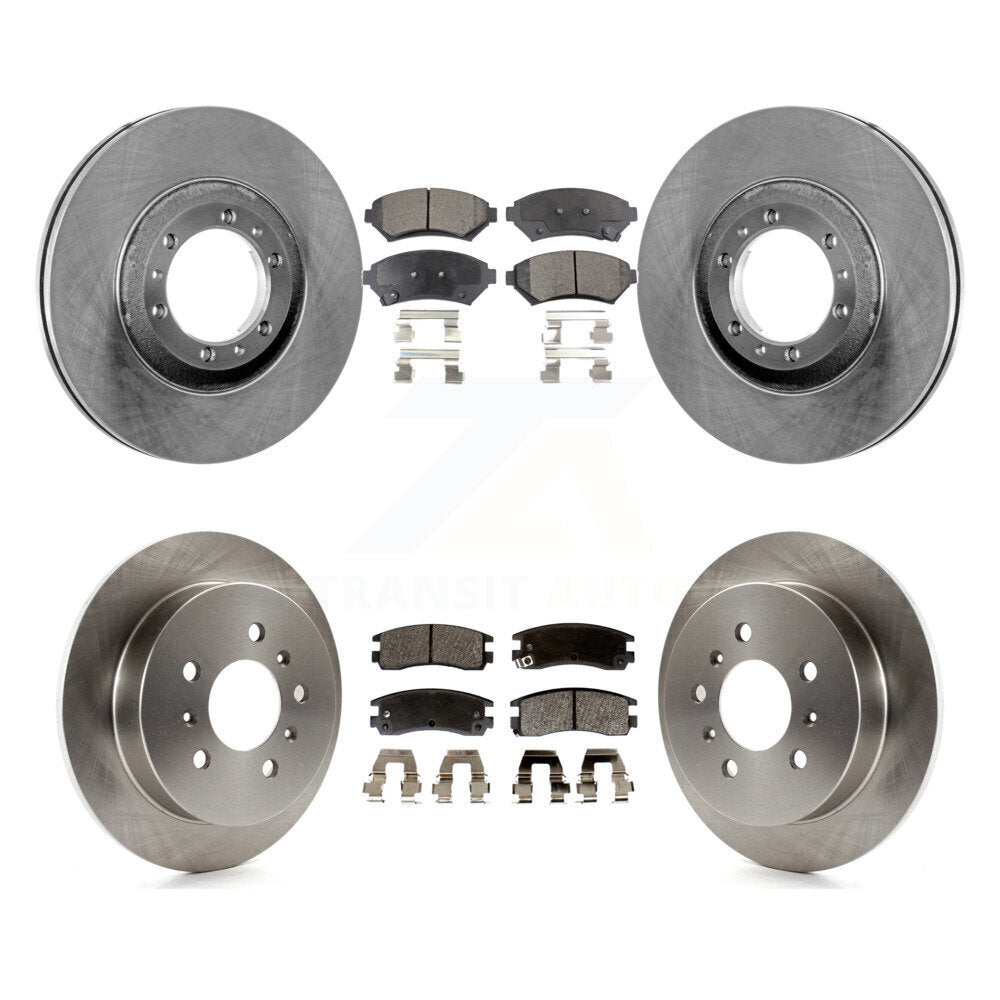 Kit de plaquettes semi-métalliques de Rotor de frein avant et arrière, pour Buick Century Chevrolet Ventur