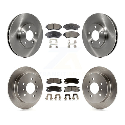 Rotors de frein avant arrière et Kit de plaquettes semi-métalliques pour Chevrolet Impala Monte Carl