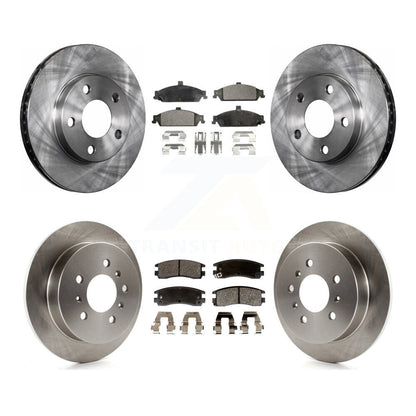 Kit de rotor de frein avant et arrière et plaquettes semi-métalliques pour Pontiac Grand Am Oldsmobil