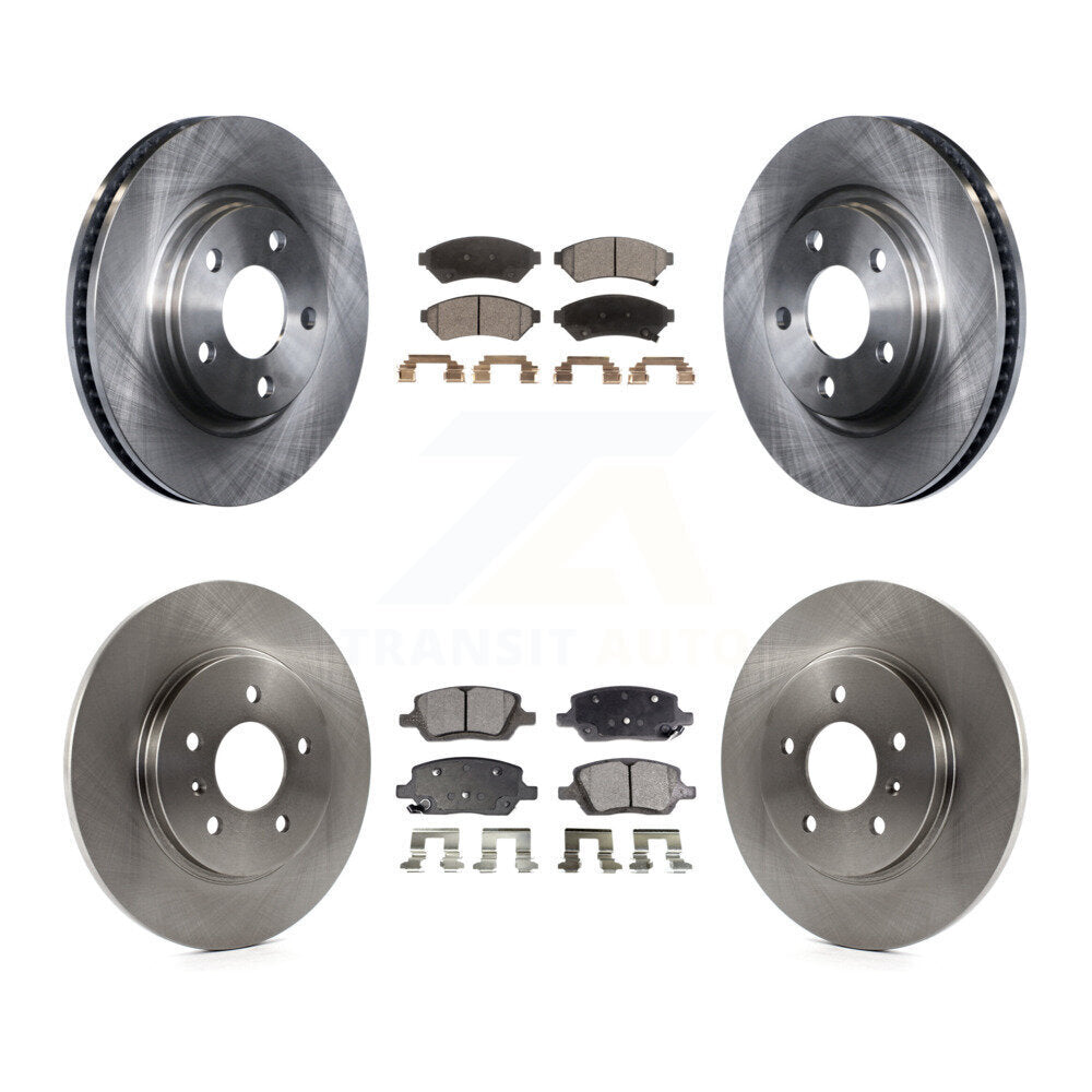 Kit de plaquettes semi-métalliques de Rotor de frein avant et arrière, pour Pontiac Montana Chevrolet Buic