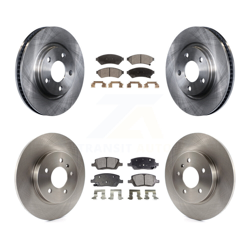 Kit de plaquettes semi-métalliques de Rotor de frein avant et arrière, pour Chevrolet Uplander Buick Satur