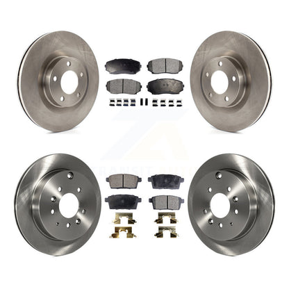 Rotors de frein à disque avant et arrière et Kit de plaquettes semi-métalliques pour Ford Edge Lincoln MK