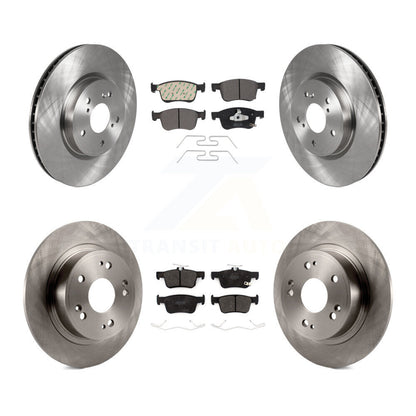 Kit de rotors de frein à disque avant et arrière et plaquettes semi-métalliques pour Honda Accord