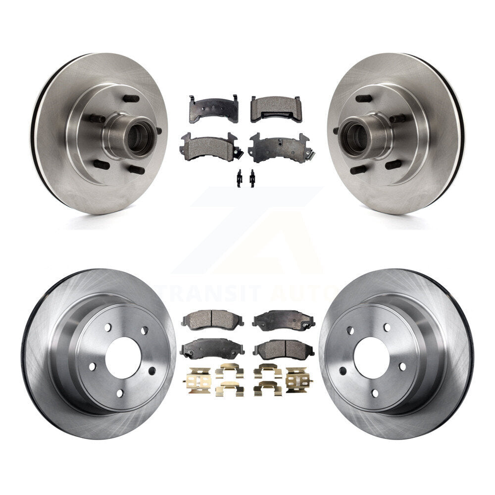 Kit de plaquettes de frein semi-métalliques pour Rotors de frein avant et arrière, pour Chevrolet S10 GMC Blazer Jimm