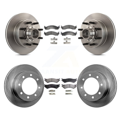 Kit de plaquettes semi-métalliques de Rotor de frein avant et arrière, pour Ford E-350 Super Duty Econolin