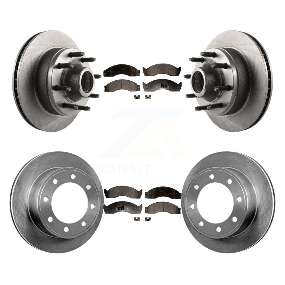 Kit de plaquettes semi-métalliques de Rotor de frein avant et arrière, pour Ford E-450 Econoline Super Dut