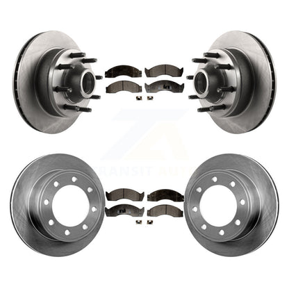 Kit de plaquettes semi-métalliques de Rotor de frein avant et arrière, pour Ford E-450 Econoline Super Dut