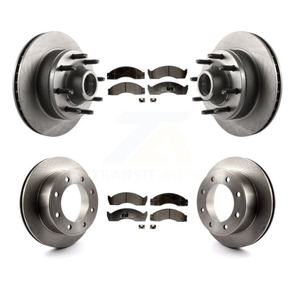 Kit de plaquettes semi-métalliques de Rotor de frein avant et arrière, pour Ford E-450 Econoline Super Dut