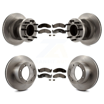 Kit de plaquettes semi-métalliques de Rotor de frein avant et arrière, pour Ford E-450 Econoline Super Dut