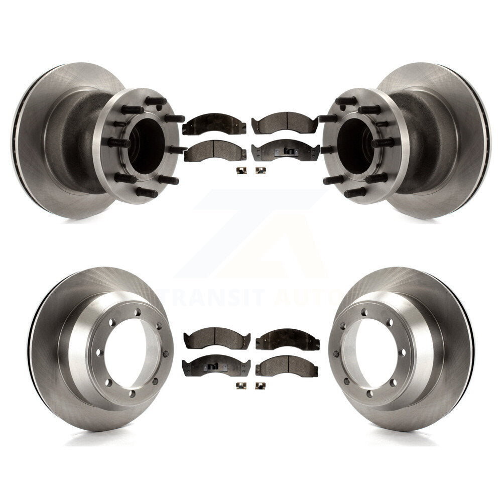 Kit de plaquettes semi-métalliques de Rotor de frein avant et arrière, pour Ford E-450 Econoline Super Dut