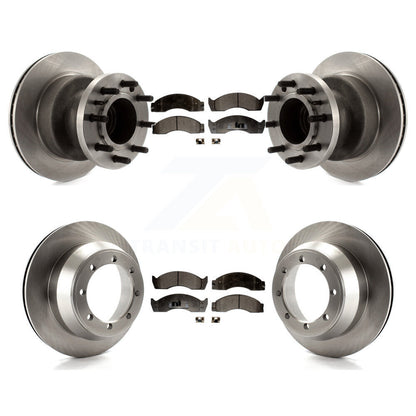 Kit de plaquettes semi-métalliques de Rotor de frein avant et arrière, pour Ford E-450 Econoline Super Dut