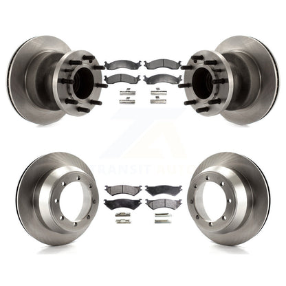 Kit de plaquettes semi-métalliques de Rotor de frein avant et arrière, pour Ford E-350 Super Duty Econolin