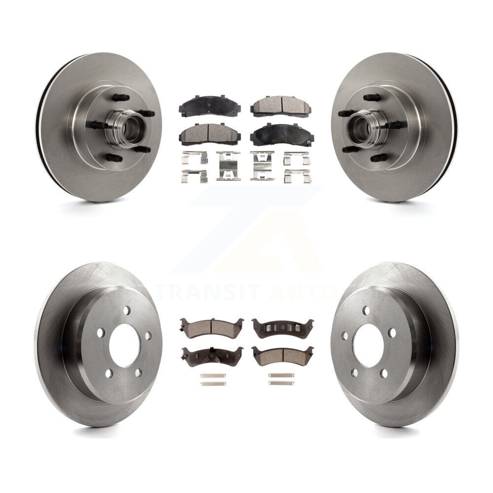 Rotors de frein avant arrière et Kit de plaquettes semi-métalliques pour Ford Ranger Explorer Mercur