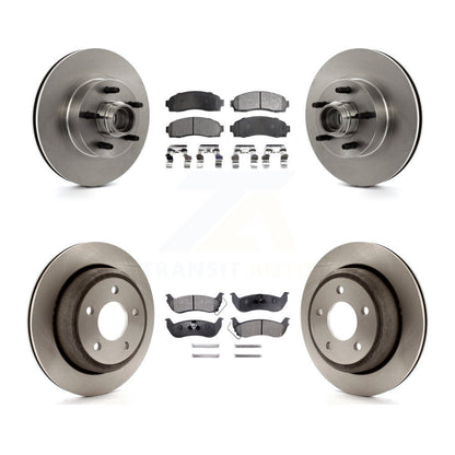 Kit de rotors de frein à disque avant et arrière et plaquettes semi-métalliques pour Mazda B2300