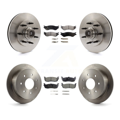 Kit de rotors de frein à disque avant et arrière et plaquettes semi-métalliques pour Ford F-150 F-250 HD
