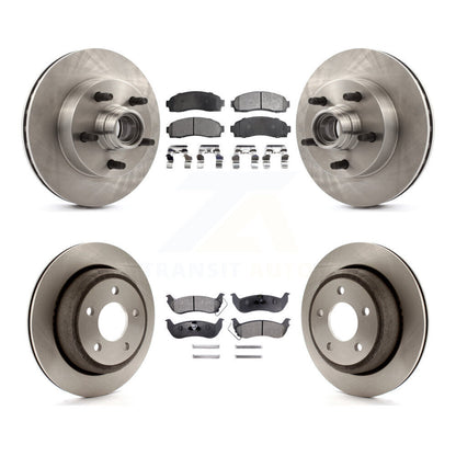 Kit de rotors de frein à disque avant et arrière et plaquettes semi-métalliques pour Mazda B2300