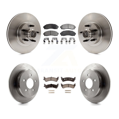 Kit de disques de frein avant et arrière et plaquettes semi-métalliques pour Ford Explorer Sport RW 2001