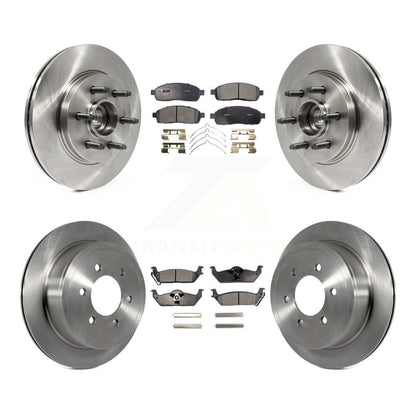 Kit de plaquettes de frein semi-métalliques pour rotors de frein avant et arrière, pour Ford F-150 Lincoln Mark LT RW