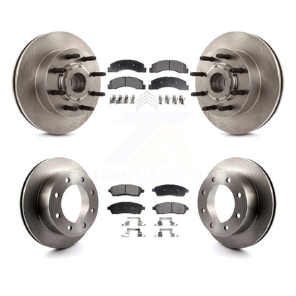 Rotors de frein à disque avant et arrière et kit de plaquettes semi-métalliques pour Ford Excursion RW 2005