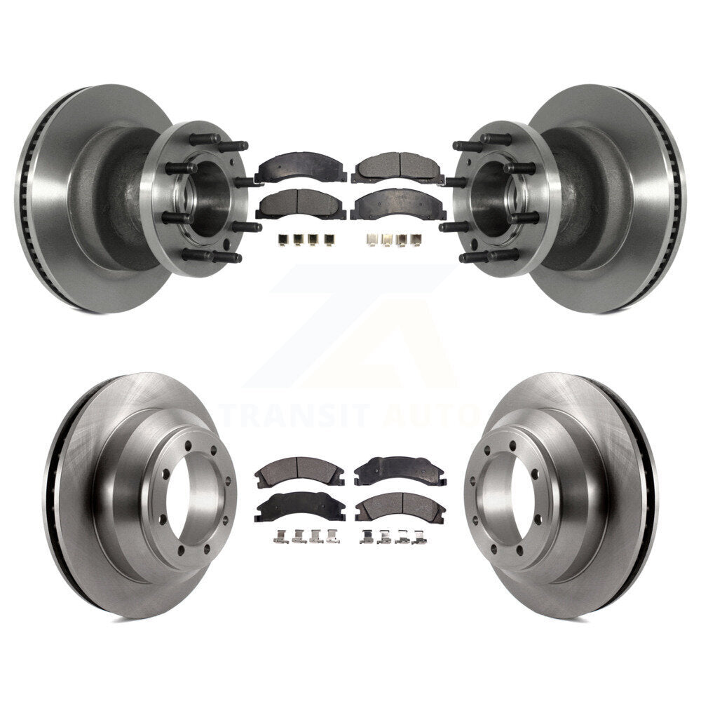 Kit de plaquettes semi-métalliques de Rotor de frein avant et arrière, pour Ford E-350 Super Duty Econolin