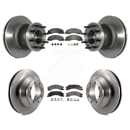 Kit de plaquettes semi-métalliques de Rotor de frein avant et arrière, pour Ford E-350 Super Duty Econolin