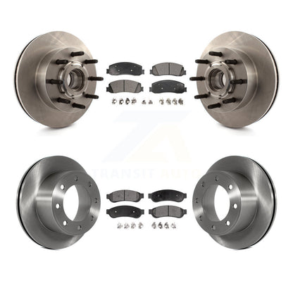 Kit de plaquettes semi-métalliques de Rotor de frein avant et arrière, pour Ford F-250 Super Duty F-350 RW