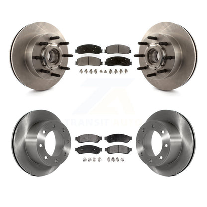 Kit de plaquettes semi-métalliques de Rotor de frein avant et arrière, pour Ford F-250 Super Duty F-350 RW