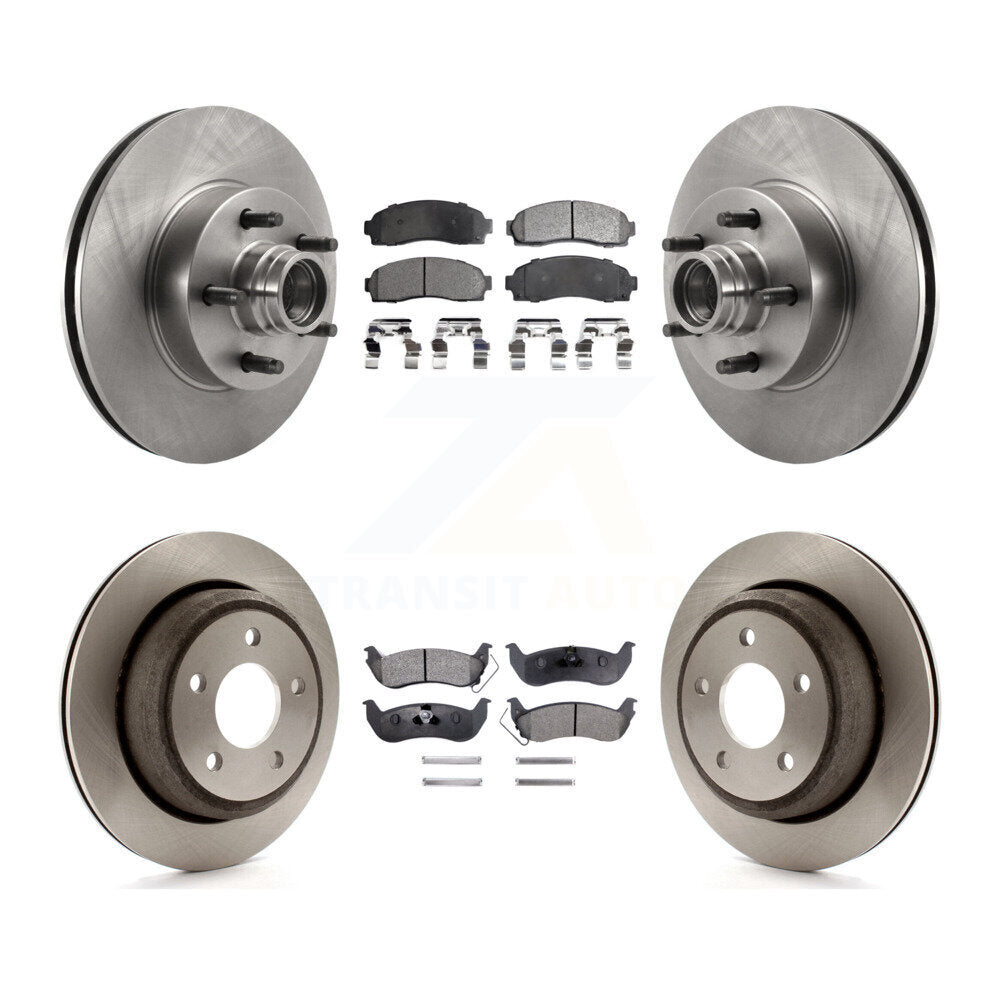 Kit de plaquettes de frein à disque semi-métalliques avant et arrière, pour Ford Ranger RW 2010 – 2011