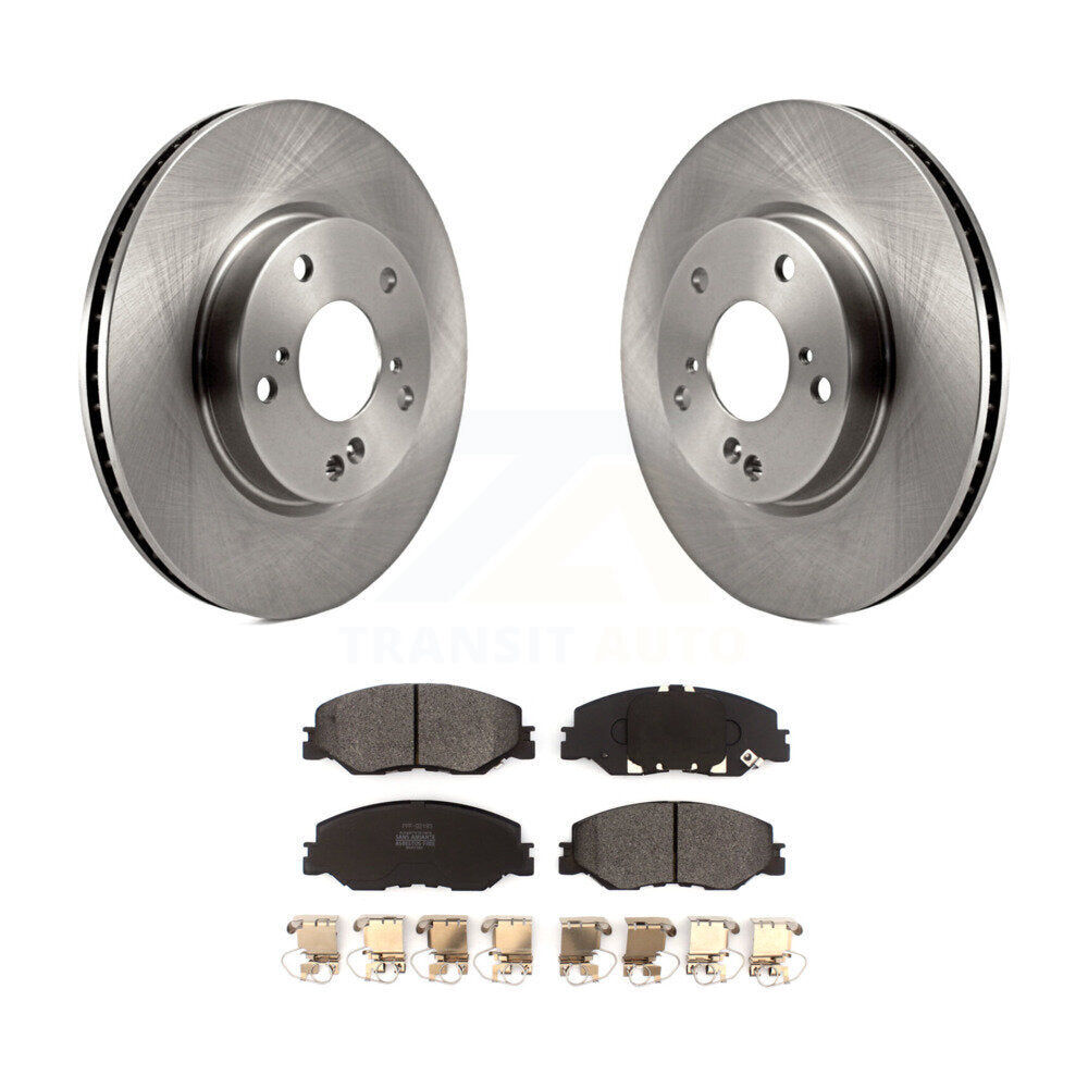 Kit de disques de frein à disque avant et plaquettes semi-métalliques pour Honda Civic Insight