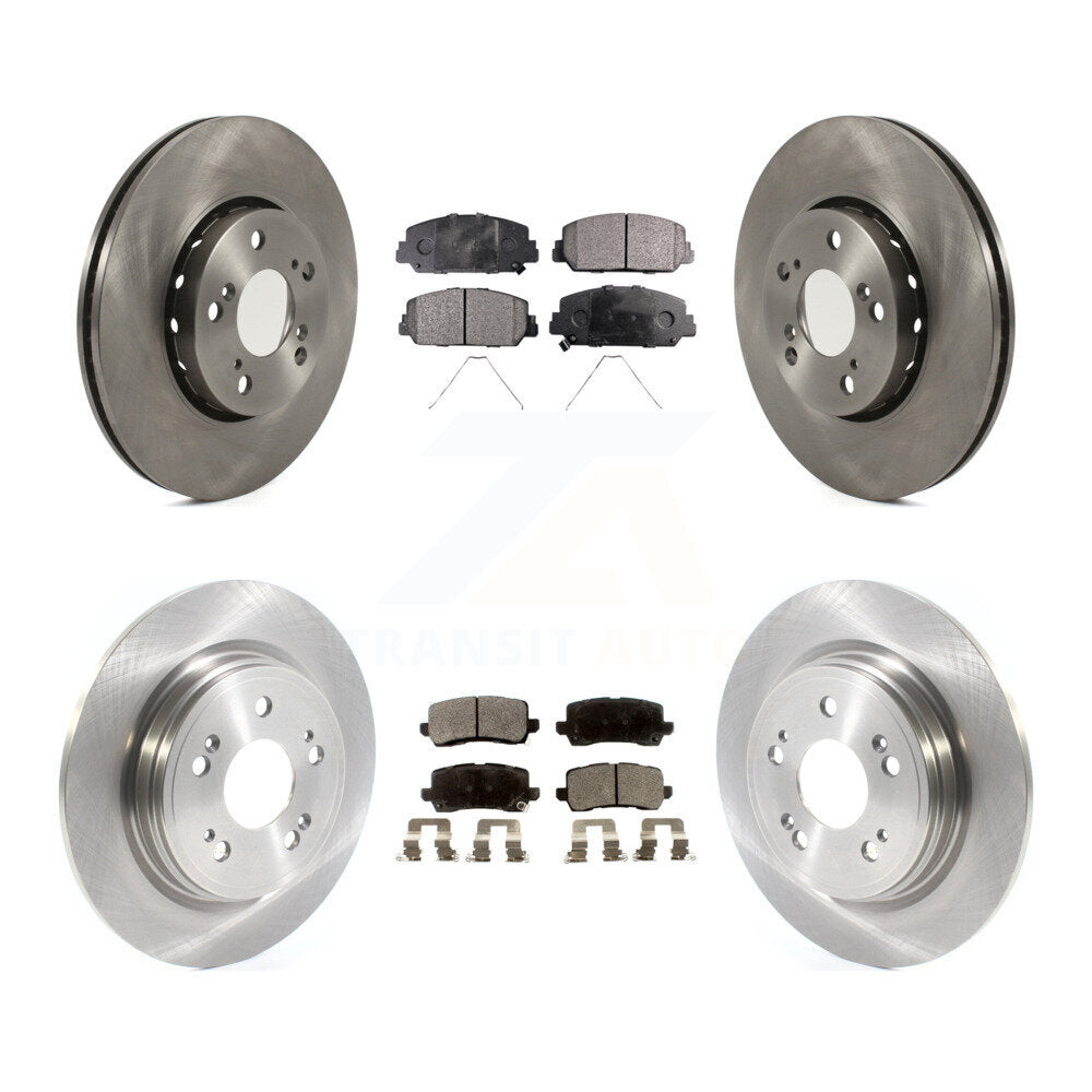Kit de rotors de frein à disque avant et arrière et plaquettes semi-métalliques pour Acura RLX K8F-10300